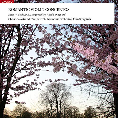CD cover with blossoming tree branches against a pale sky.