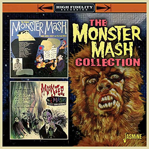CD cover for "The Monster Mash Collection" featuring monster imagery.