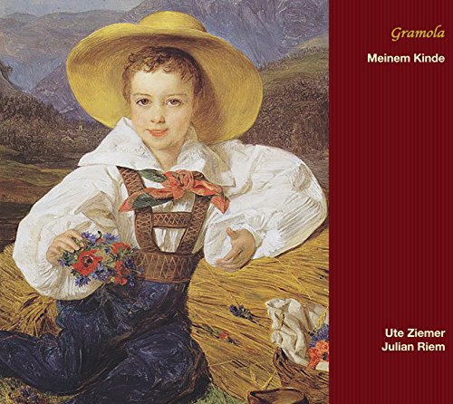 CD cover: painting of a child in a straw hat with flowers.