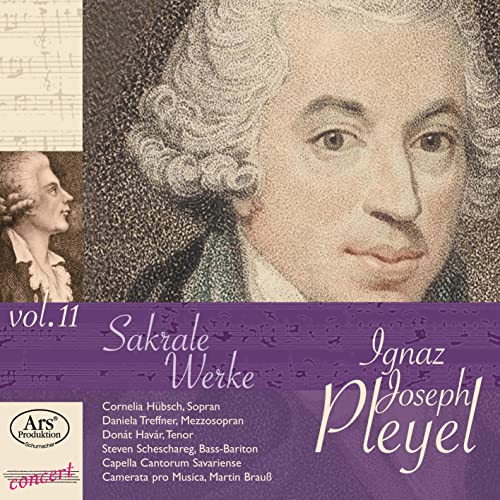 CD cover featuring portraits of composers Ignaz Joseph Pleyel and another man.