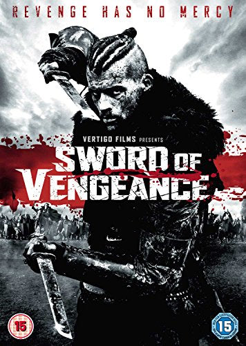 DVD cover for "Sword of Vengeance" featuring a warrior with swords.