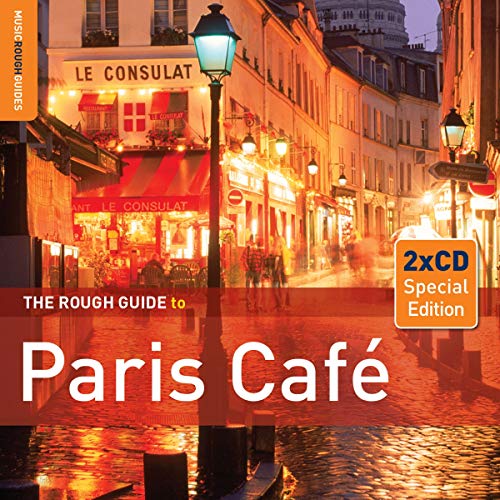 Paris café street scene with text “Paris Café” and “2xCD” label.
