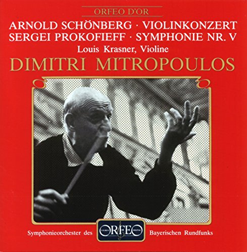 Red CD case featuring a conductor with orchestra, text in gold.