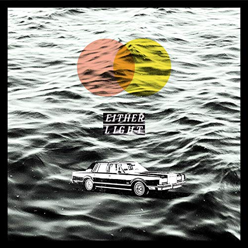 Album cover: car submerged in water, with overlapping pink and yellow circles.