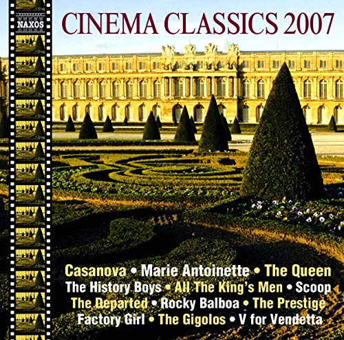 CD cover for "Cinema Classics 2007" featuring a palace garden scene.