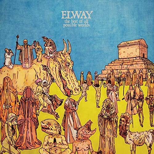 CD cover for Elway’s “The Best Of All Possible Worlds” with surreal art.