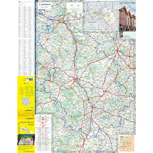 Aube Haute-Marne - Michelin Local Map 313 : Map