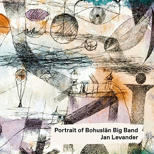 Abstract artwork CD cover for Bohuslän Big Band by Jan Levander.