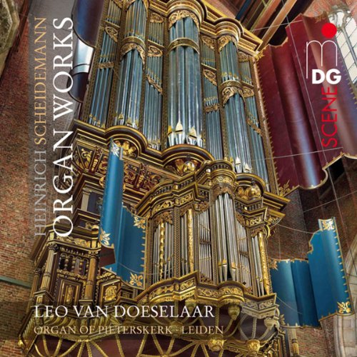 CD cover featuring an ornate pipe organ, text “Scheidemann Works” and artist names.