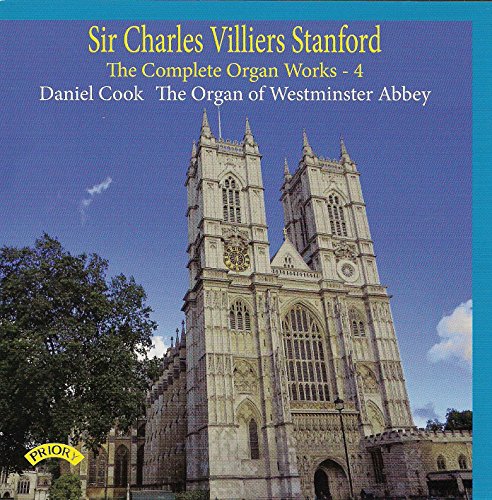 CD cover featuring Westminster Abbey and text: "Sir Charles Villiers Stanford.