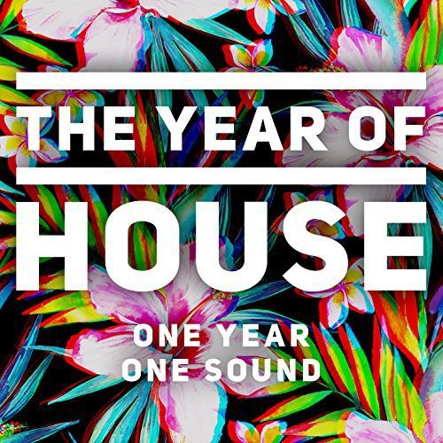 CD cover for “The Year Of House” with floral and text design.