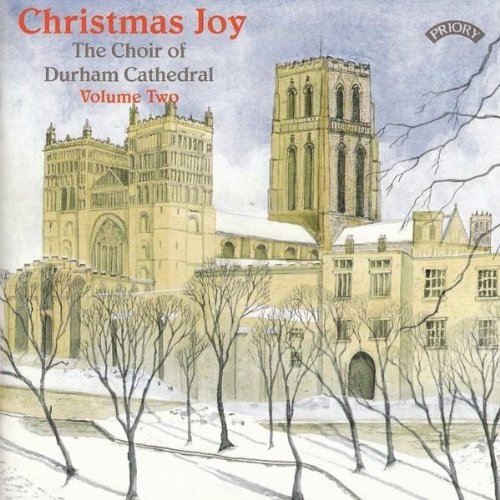 CD cover: watercolor painting of Durham Cathedral in winter.