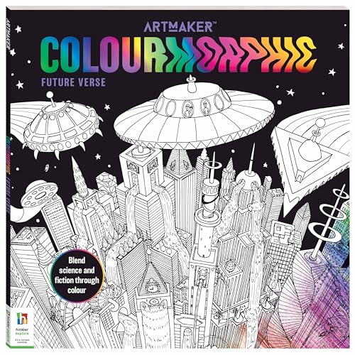 Art Maker Colourmorphic Colouring Book Future Verse