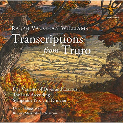 CD cover for Ralph Vaughan Williams’ “Transcriptions from Truro” by David Briggs.