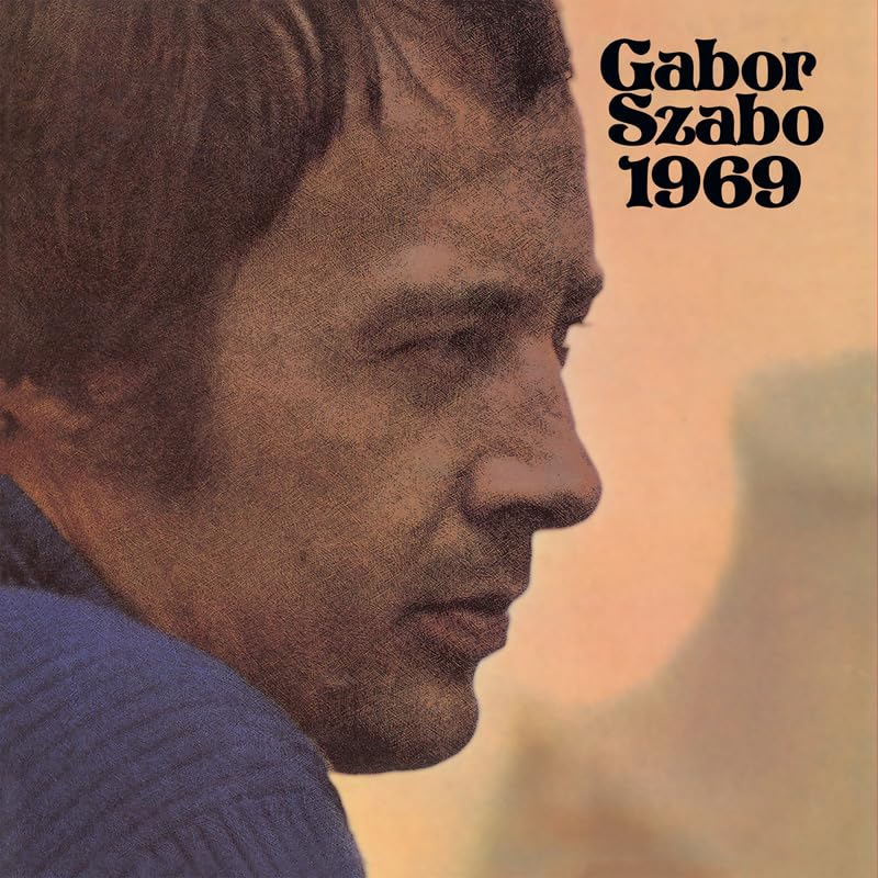 Vinyl record cover featuring a portrait of Gabor Szabo, dated 1969.