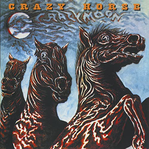 CD cover: three dark horses with swirling patterns under a moon.