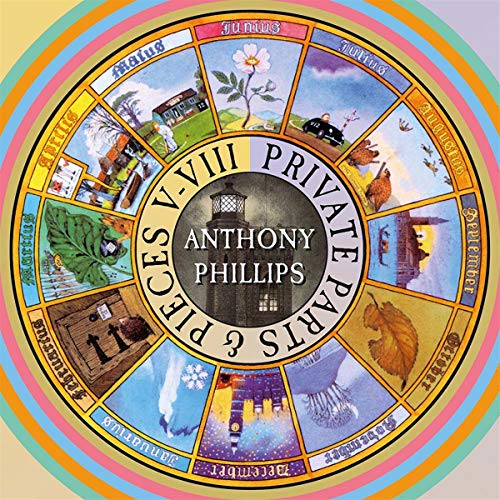 CD cover with circular design of seasonal landscape illustrations.