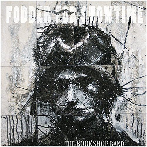“Fodder For Showtime” CD cover by The Bookshop Band, abstract portrait.