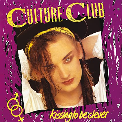 Culture Club “Kissing To Be Clever” CD cover with Boy George portrait.