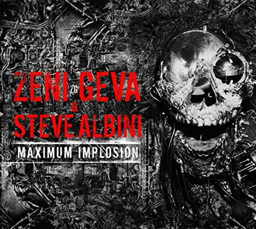 CD cover: skull image with red text “Zeni Geva & Steve Albini”.
