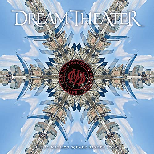 Dream Theater album cover: cityscape reflection with band logo in center.