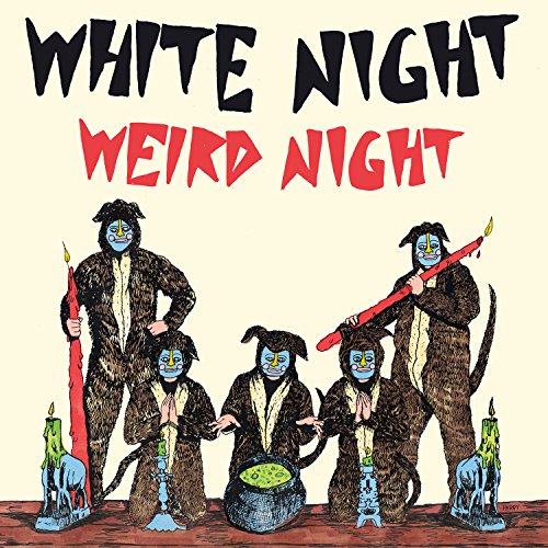 Album cover: illustrated figures in animal costumes with lit candles.