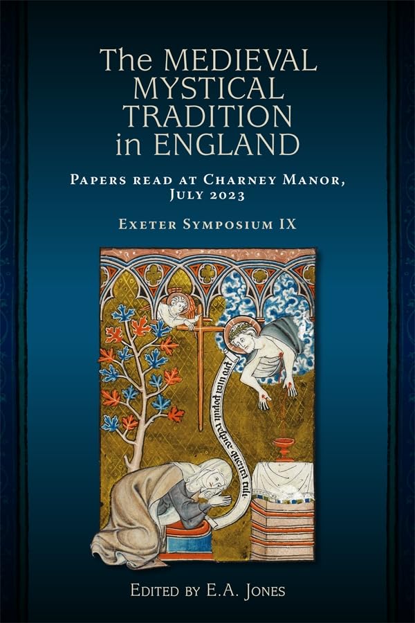 Book cover depicting medieval illuminated manuscript imagery and text.