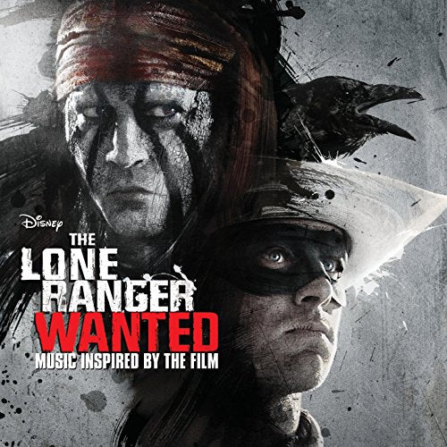 CD cover for "The Lone Ranger Wanted" featuring two masked faces.