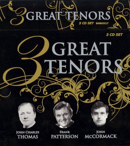 Black CD case featuring portraits of three opera tenors.