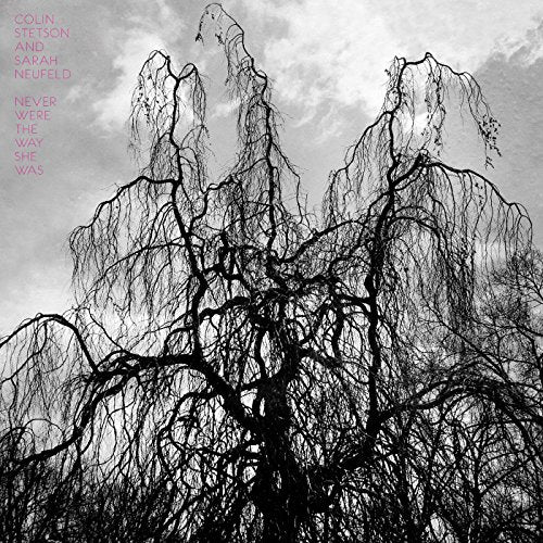 CD cover: black and white image of bare tree branches against a cloudy sky.
