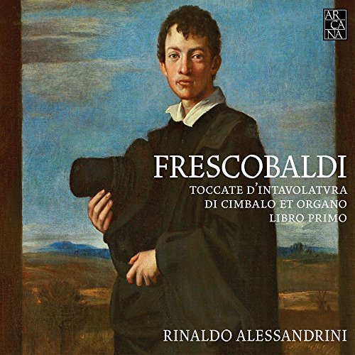 CD cover featuring a Renaissance portrait and text: "Frescobaldi" and "Rinaldo Alessandrini.
