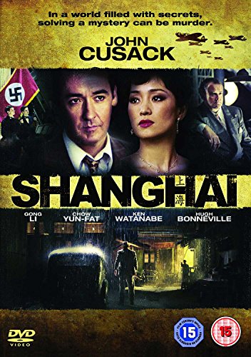 Shanghai" DVD cover featuring John Cusack, Gong Li, and city scenes.