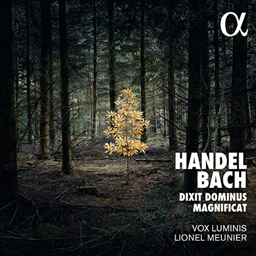 CD cover: Dark forest scene with golden tree and composers’ names.