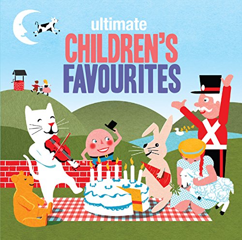 CD cover with cartoon animals and characters in a whimsical scene.