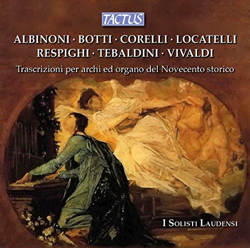 CD cover: painting of a woman playing a harpsichord with an angel.
