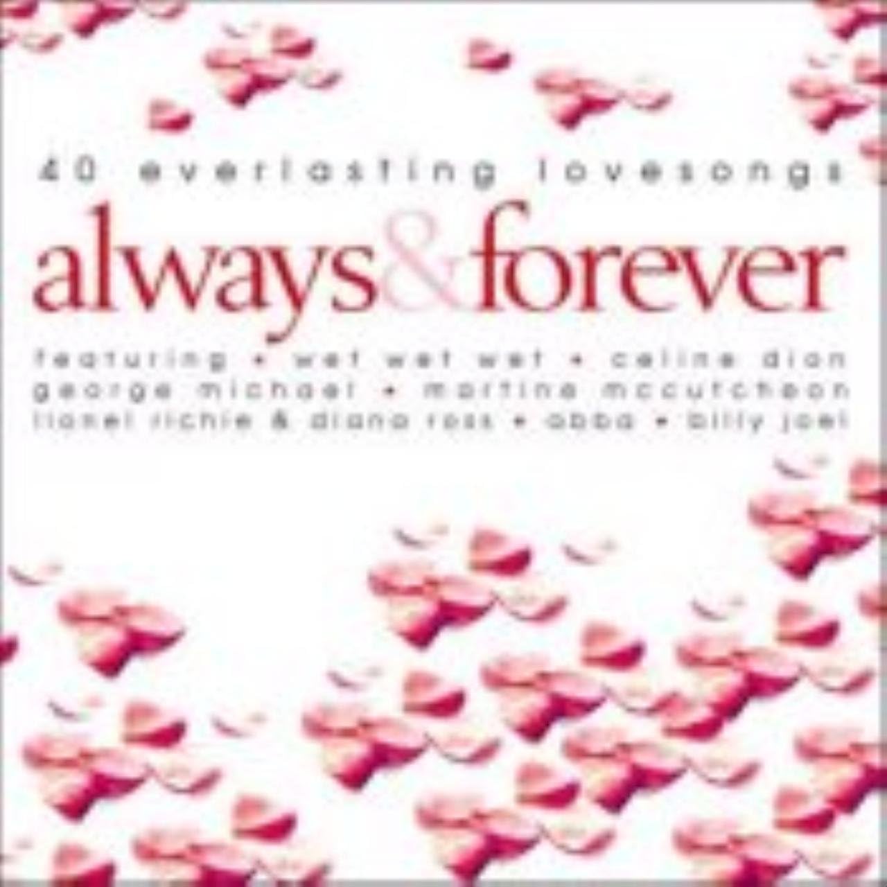 CD cover: “Always & Forever” with pink petals and white text.