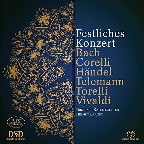 CD cover with ornate gold floral design and composers’ names.
