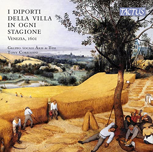 CD cover: Renaissance painting of figures harvesting in a landscape.