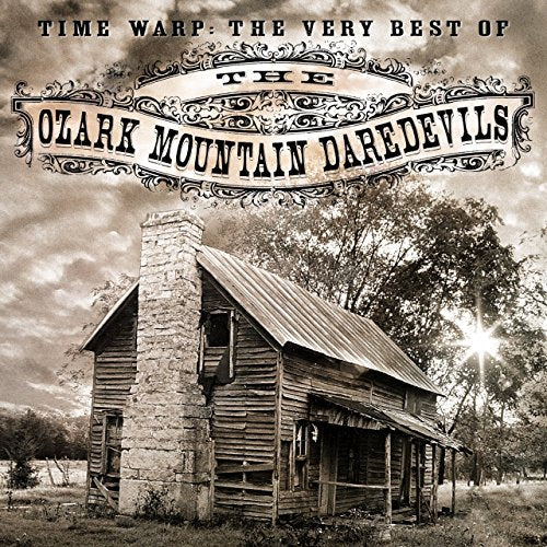 CD cover for Ozark Mountain Daredevils, featuring a rustic cabin scene.