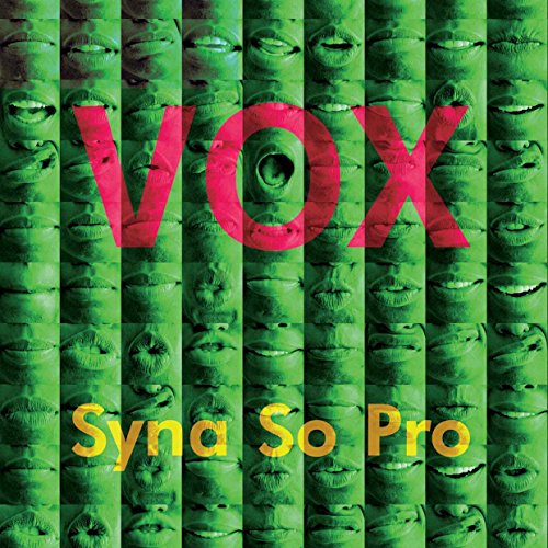 CD cover with repeating green lips and red "Vox" text.