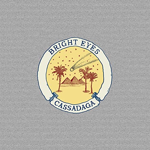 CD cover for Bright Eyes’ “Cassadaga” featuring pyramids and a comet.