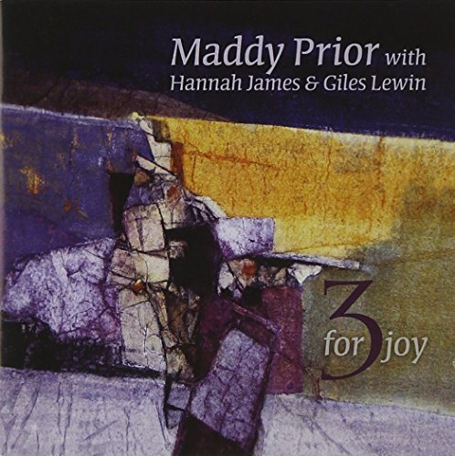 CD cover for "3 For Joy" by Maddy Prior with Hannah James, abstract art.