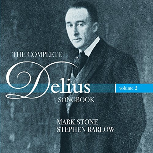 CD cover featuring a portrait of composer Frederick Delius and text details.