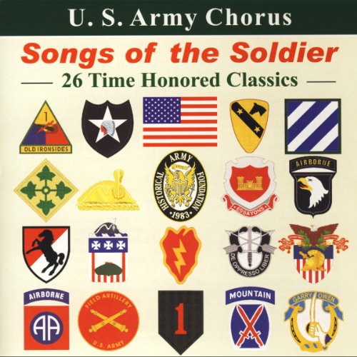 CD cover featuring U.S. Army patches and an American flag.