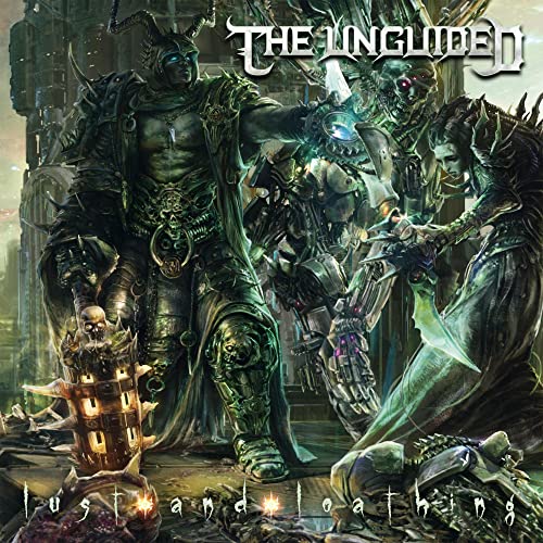 CD cover for "Unguidedthe - Lust And Loathing" featuring dark fantasy art.