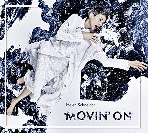 CD cover featuring Helen Schneider in a white dress against a blue marbled background.