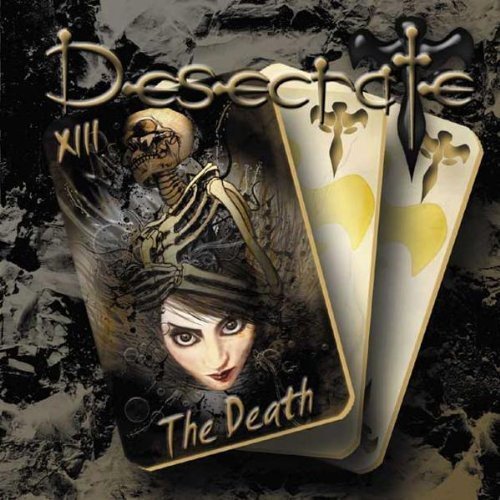 CD cover for Desecrate's "Xiii The Death" featuring tarot imagery.