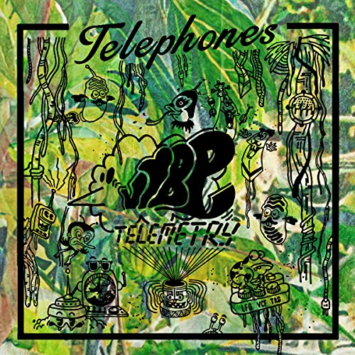 Telephones - Vibe Telemetry" vinyl album cover, green and black abstract art.