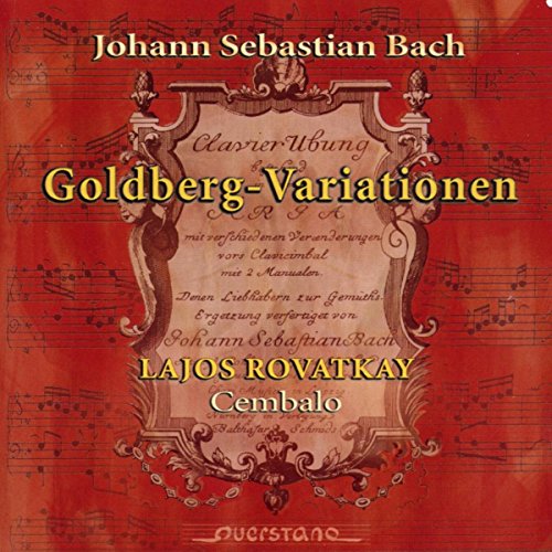 CD cover for Lajos Rovatkay’s performance of Bach’s Goldberg Variations.