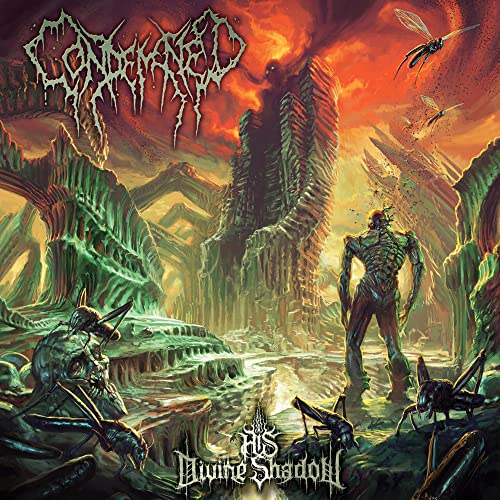 CD cover art: dark, surreal landscape with monstrous figures and insects.